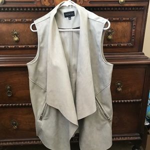 Awesome vest. 100% faux leather